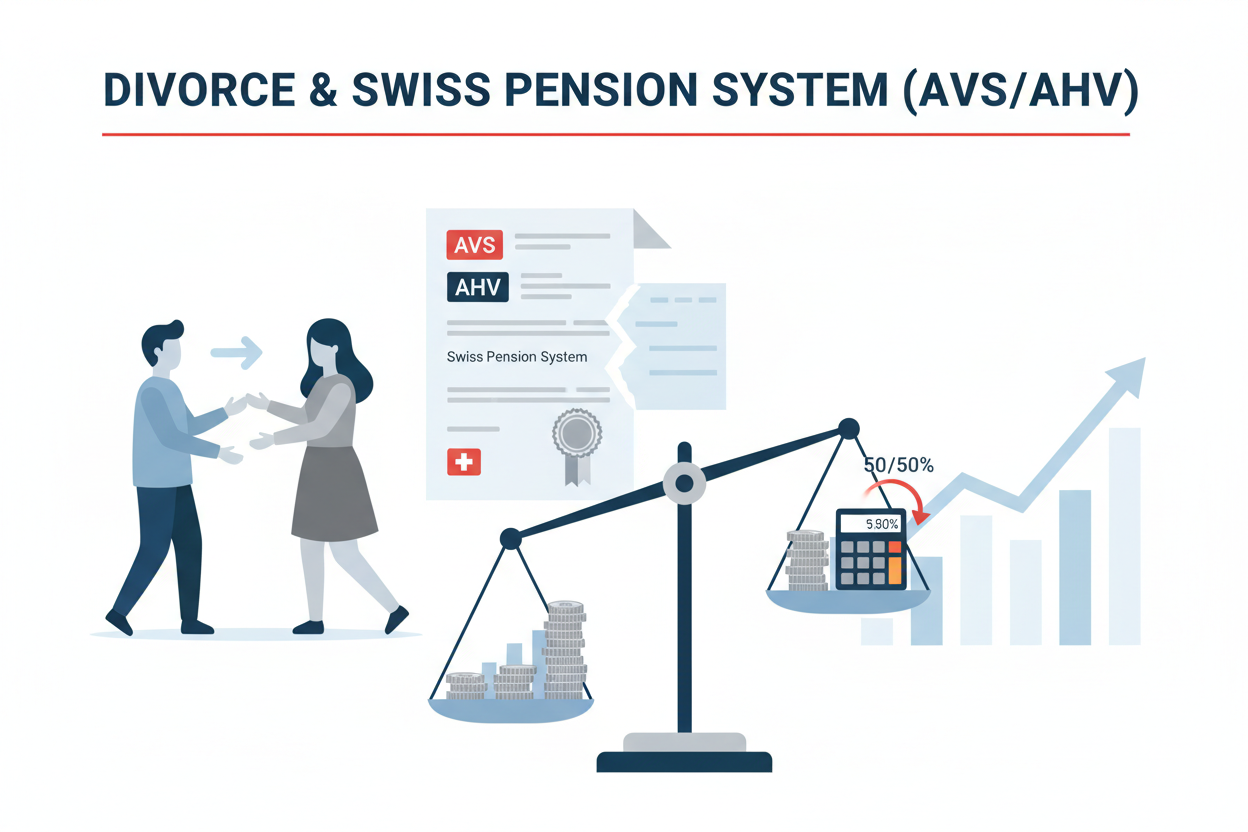 FriendlyDivorce Suisse - Divorce et AVS - comprendre le splitting des revenus