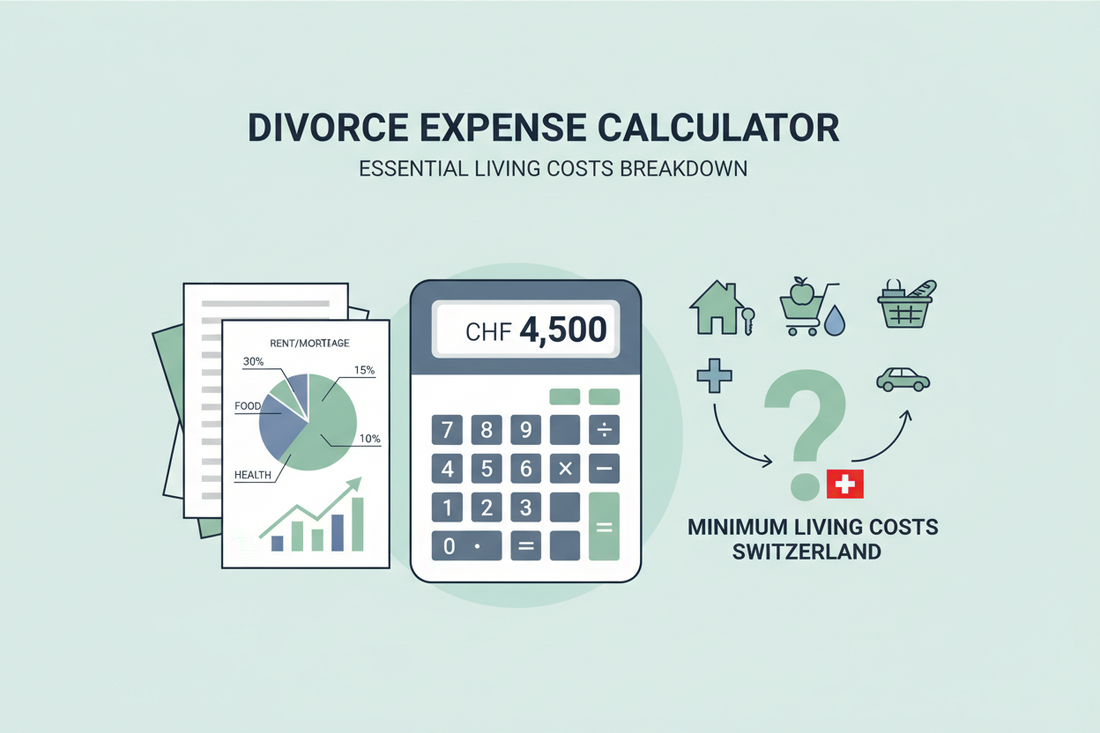 FriendlyDivorce Suisse-Le minimum vital - comprendre le calcul de base en cas de divorce