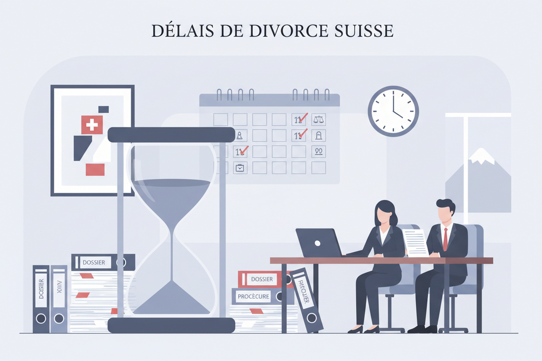 FriendlyDivorce Suisse-Les delais du divorce - pourquoi est-ce souvent si long en Suisse