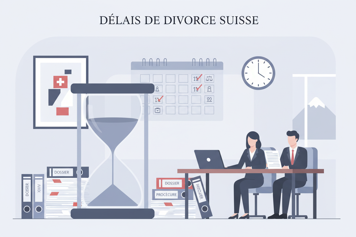 FriendlyDivorce Suisse-Les delais du divorce - pourquoi est-ce souvent si long en Suisse